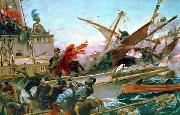 Juan Luna The Battle of Lepanto Spain oil painting artist